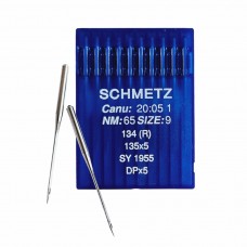 Иглы для промышленных швейных машин DP*5 65 универсальные Schmetz (10 шт)