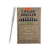 Иглы для промышленных швейных машин DP*5 70 универсальные ORGAN (10 шт)