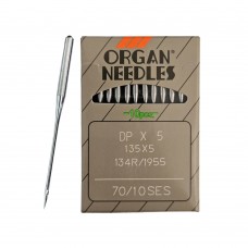 Иглы для промышленных швейных машин DP*5 70 SES для трикотажа ORGAN (10 шт)