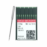 Иглы для промышленных швейных машин DP*5 70 SUK для высокоэластичных тканей GROZ-BECKERT (10 шт)