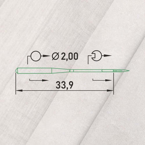 Иглы для промышленных швейных машин DP*5 70 SUK для высокоэластичных тканей ORGAN (10 шт)