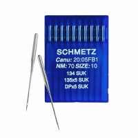 Иглы для промышленных швейных машин DP*5 70SUK для высокоэластичных тканей Schmetz (10 шт)