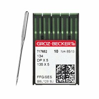 Иглы для промышленных швейных машин DP*5 85 SES для высокоэластичных тканей GROZ-BECKERT (10 шт)