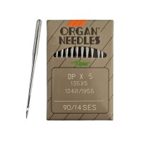 Иглы для промышленных швейных машин DP*5 90 SES для трикотажа ORGAN (10 шт)