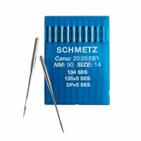 Иглы для промышленных швейных машин DP*5 90 SES для трикотажа Schmetz (10 шт)