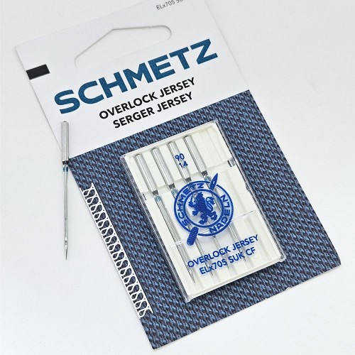 Иглы для бытовых швейных машин Shcmetz ELx705 SUK (overlock) NM90 5 шт.