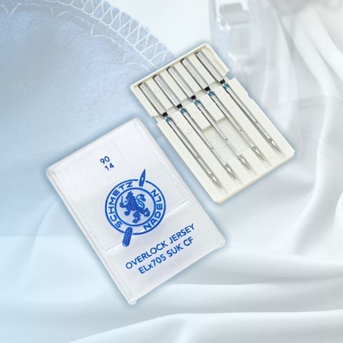 Иглы для бытовых швейных машин Shcmetz ELx705 SUK (overlock) NM90 5 шт.