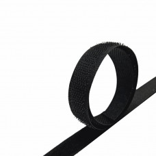 Лента контактная 16 мм черный