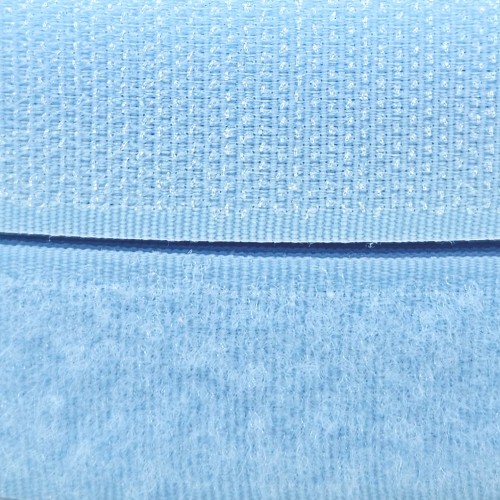 Лента контактная 25 мм №005 светло-голубой