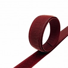 Лента контактная 25 мм №024 бордовый