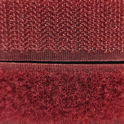 Лента контактная 25 мм №024 бордовый