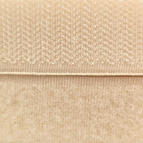 Лента контактная 25 мм №062 светло-бежевый (уп. 25 м)