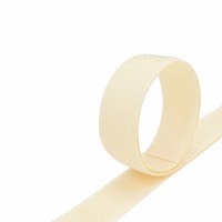 Лента контактная 25 мм №091 молочный (уп. 25 м)
