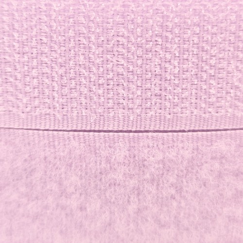 Лента контактная 25 мм №095 светло-розовый