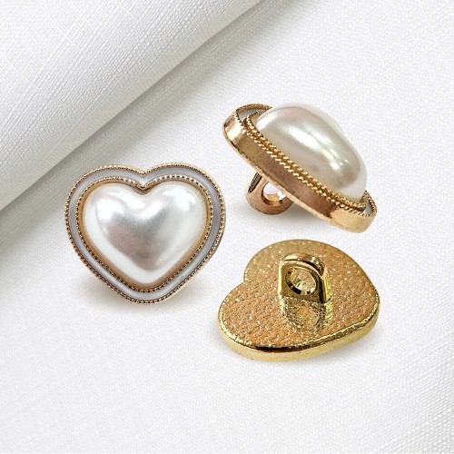 Пуговица MN-13. 15 мм золото (уп. 12 шт)