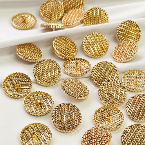 Пуговица MN-19. 21 мм золото (уп. 12 шт)