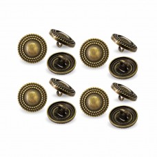 Пуговица MN-27. 17 мм бронза (уп. 12 шт)