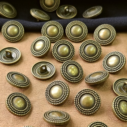 Пуговица MN-27. 17 мм бронза (уп. 12 шт)