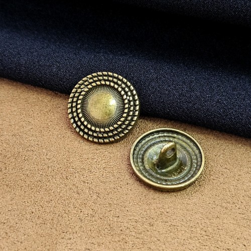 Пуговица MN-27. 17 мм бронза (уп. 12 шт)