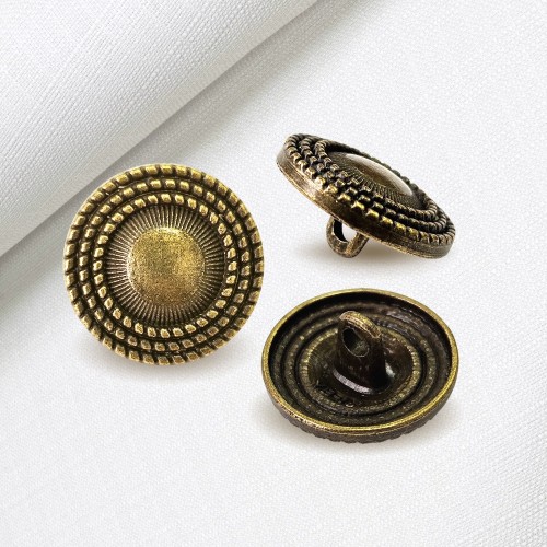 Пуговица MN-27. 17 мм бронза (уп. 12 шт)