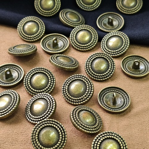 Пуговица MN-27. 22 мм бронза (уп. 12 шт)