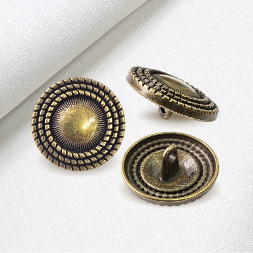 Пуговица MN-27. 22 мм бронза (уп. 12 шт)