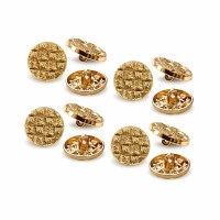 Пуговица MN-6. 17 мм св. золото (уп. 12 шт)
