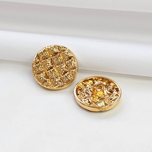 Пуговица MN-6. 17 мм св. золото (уп. 12 шт)