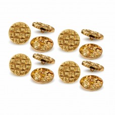 Пуговица MN-6. 22 мм св. золото (уп. 12 шт)
