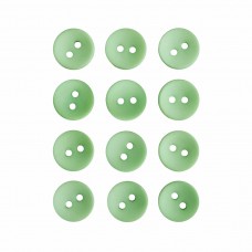 Пуговица P-001. 11.5 мм/2. салатовый 14-6330 (уп. 12 шт)