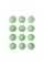 Пуговица P-001. 11.5 мм/2. салатовый 14-6330 (уп. 12 шт)