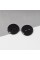 Пуговица P-002. 18 мм/2. черный глянцевый (уп. 12 шт)
