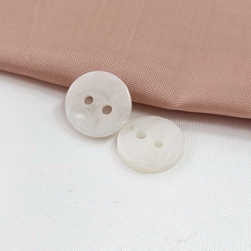 Пуговица ракушка (2 прокола) арт. RA2. L18 - 11 мм (уп. 12 шт)