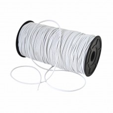 Резинка шляпная 2.5мм белый (уп. 100 м)