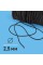 Резинка шляпная 2.5мм чёрный (уп. 100 м)