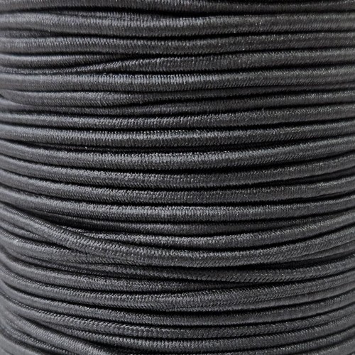 Резинка шляпная 2.5мм чёрный (уп. 100 м)