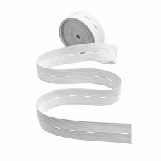 Резинка перфорированная 20 мм белый