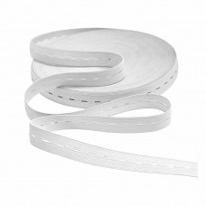 Резинка перфорированная 20 мм белый (уп. 25 м)