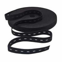 Резинка перфорированная 20 мм чёрный (уп. 50 м)