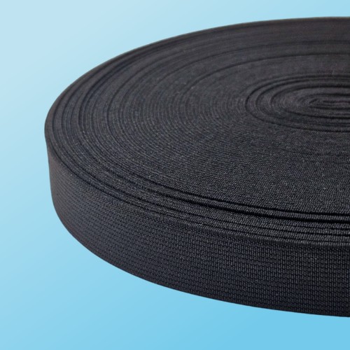 Резинка ткацкая 20 мм чёрный (уп. 40 м)