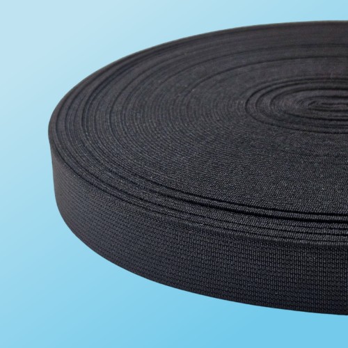 Резинка ткацкая 25 мм чёрный (уп. 40 м)