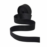 Резинка вязаная 20 мм чёрный