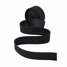 Резинка вязаная 20 мм чёрный