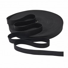 Резинка вязаная 20 мм чёрный (уп. 50 м)