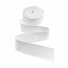 Резинка вязаная 30 мм белый