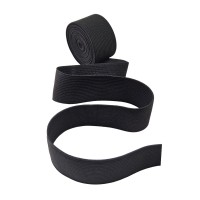 Резинка вязаная 30 мм чёрный