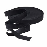 Резинка вязаная 30 мм чёрный (уп. 50 м)