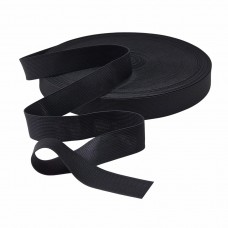 Резинка вязаная 30 мм чёрный (уп. 50 м)