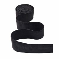 Резинка вязаная 35 мм чёрный