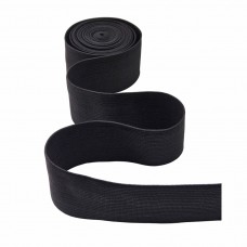 Резинка вязаная 35 мм чёрный